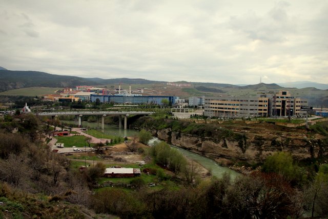 Der eindrucksvolle Campus der Universität Karabük.